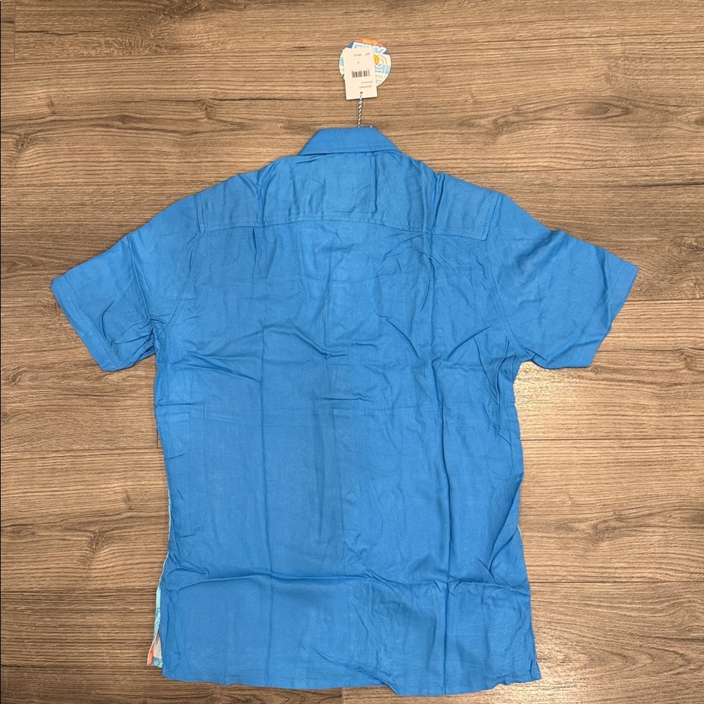 Born Fly Fly Unlimited Supremely Fly Woven Button Up Shirt Men’s Size Small - Picture 5 of 5